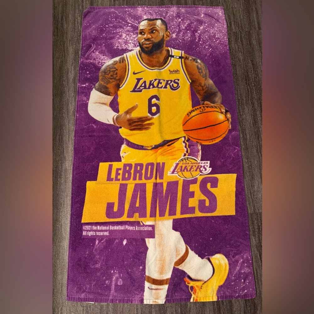 NBA LeBron James beach towel